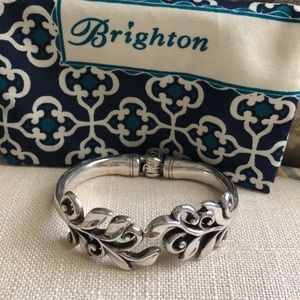 Brighton Silver Cuff Bracelet. Like new!